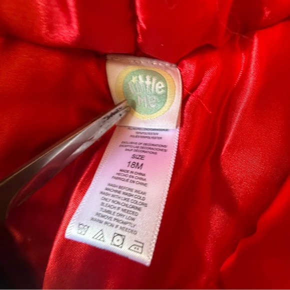 Little Me Jacket Infant Girls' 18 Months Soft Faux Fur Leopard Print Dress Coat - Picture 3 of 5